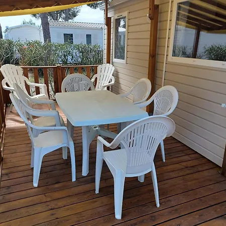 Mobil-home Climatise, Confort, 3 Chambres, Sans Vis A Vis, Dans 4 Etoiles A La Presqu'ile Du Barcares * 乐巴凯尔斯