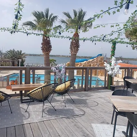 营地 Mobil-home Climatise, Confort, 3 Chambres, Sans Vis A Vis, Dans 4 Etoiles A La Presqu'ile Du Barcares *
