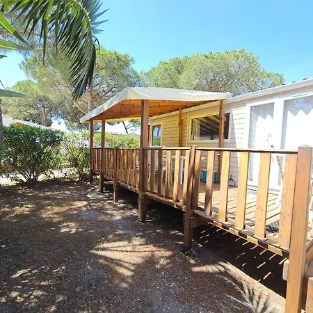 Mobil-home Climatisé, Confort, 3 Chambres, Sans Vis à Vis, Dans 4 étoiles à La Presqu'ile Du Barcares Campeggio *
